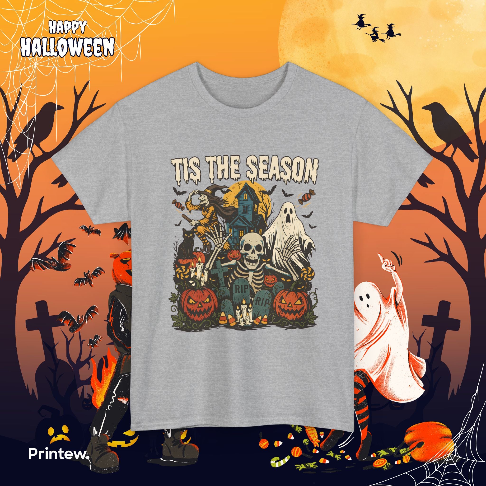 Halloween 'Tis The Season' Graphic Tee