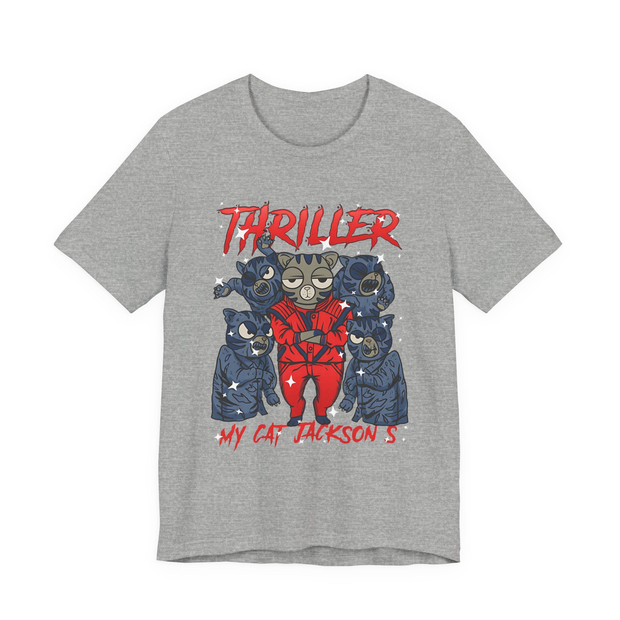 Thriller Cat T-Shirt — "My Cat Jackson's" Michael Jackson Parody Tee