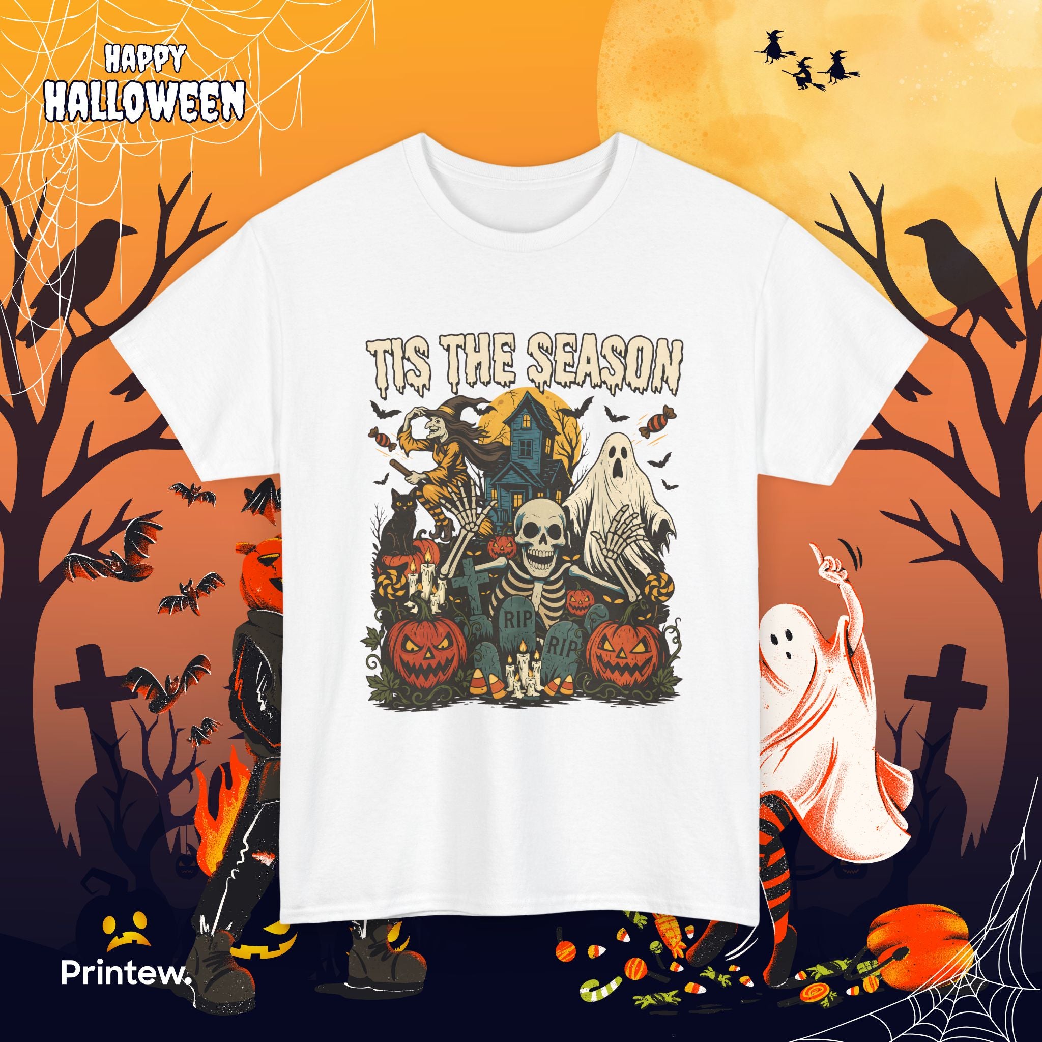 Halloween 'Tis The Season' Graphic Tee
