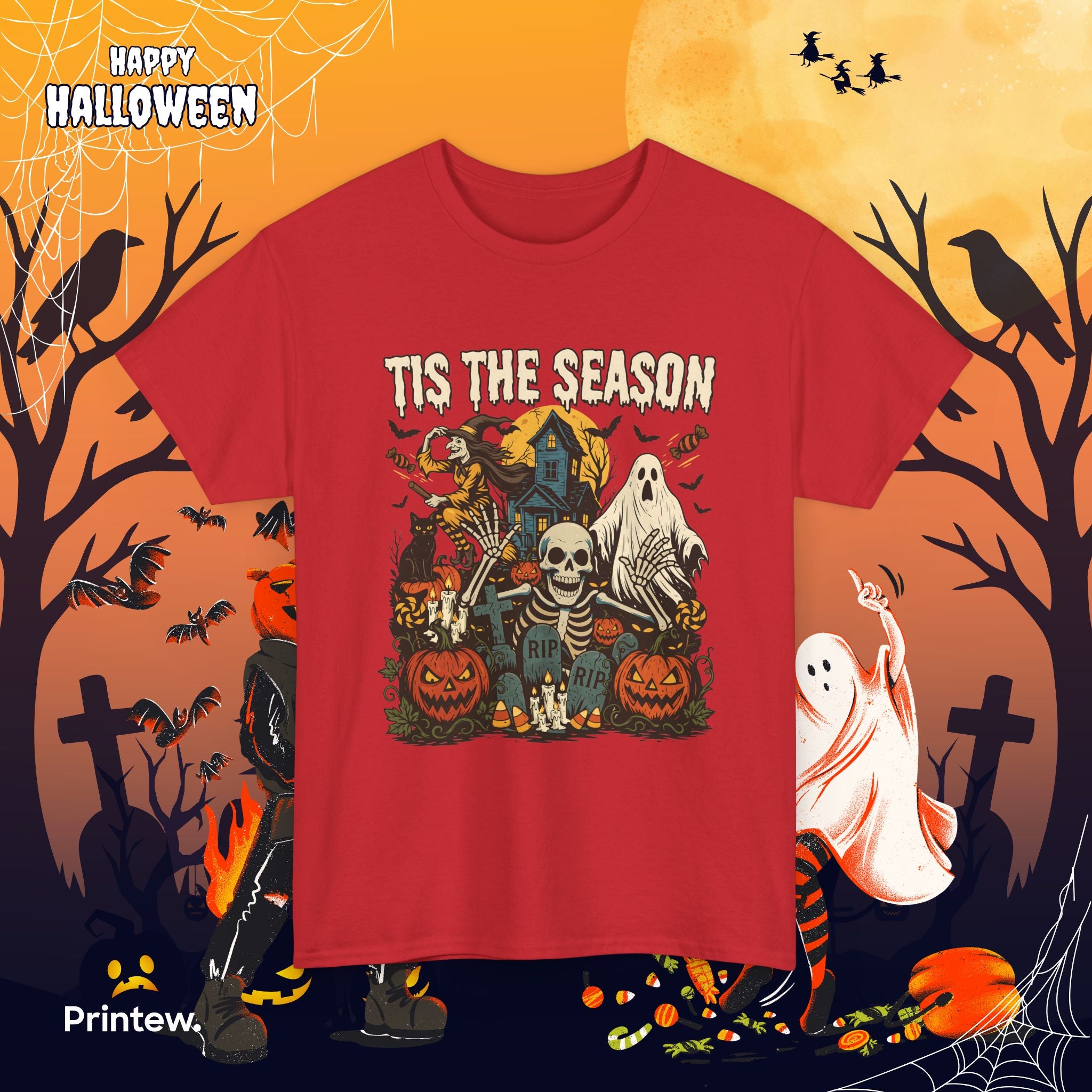 Halloween 'Tis The Season' Graphic Tee