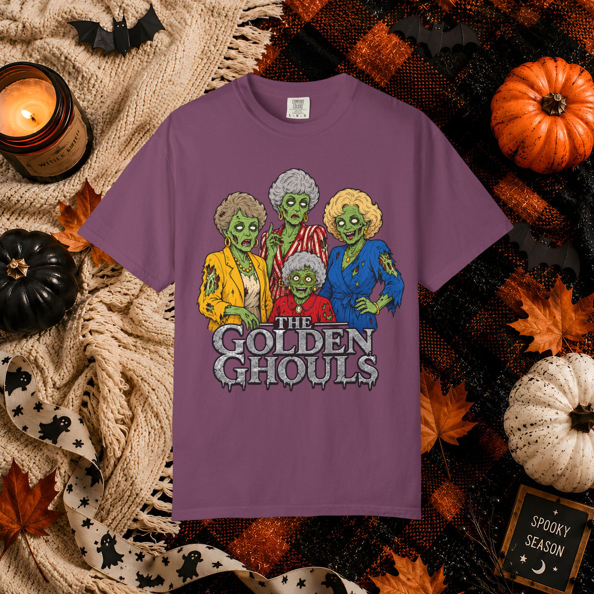 Zombie Golden Girls T-Shirt — The Golden Ghouls Halloween Tee