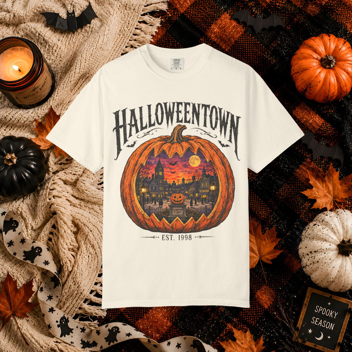 Halloweentown Pumpkin Scene T-Shirt
