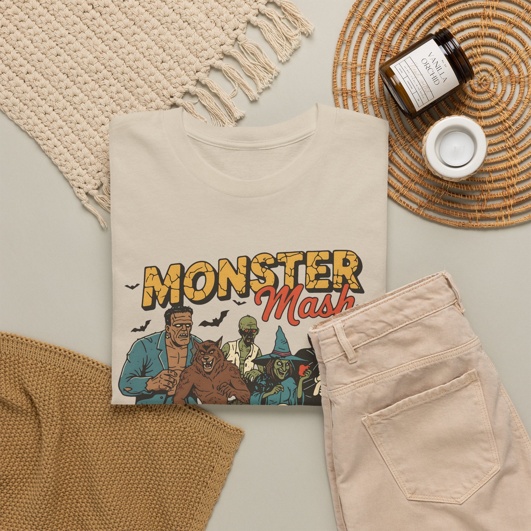 Monster Mash Tee — Vintage Halloween Costume Party Shirt