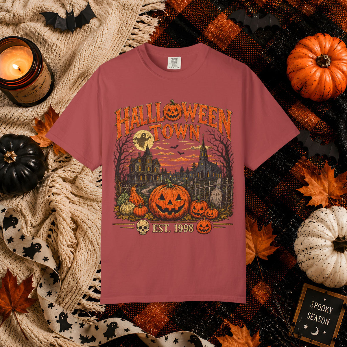 Halloween Town Vintage Pumpkin T-Shirt