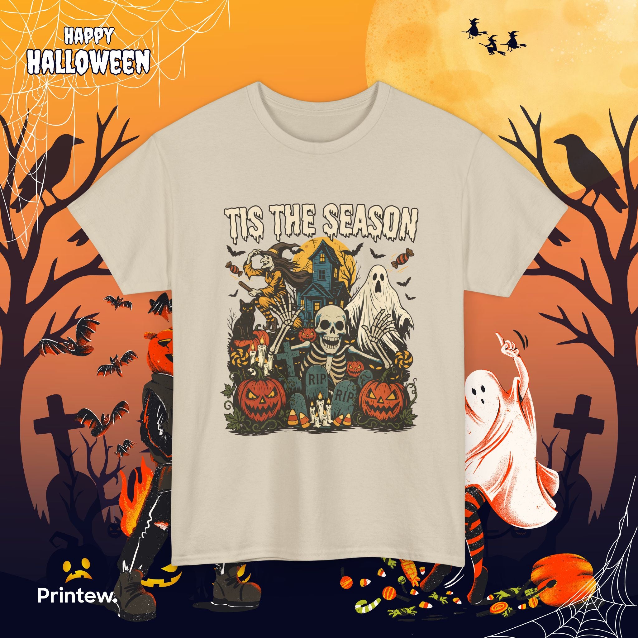 Halloween 'Tis The Season' Graphic Tee
