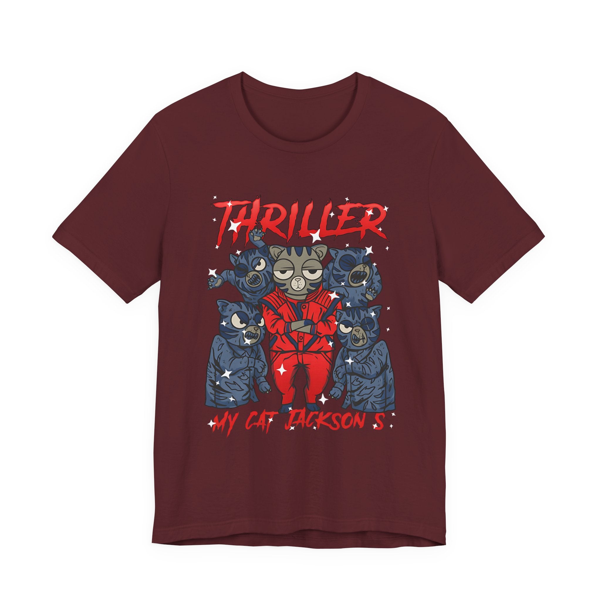 Thriller Cat T-Shirt — "My Cat Jackson's" Michael Jackson Parody Tee