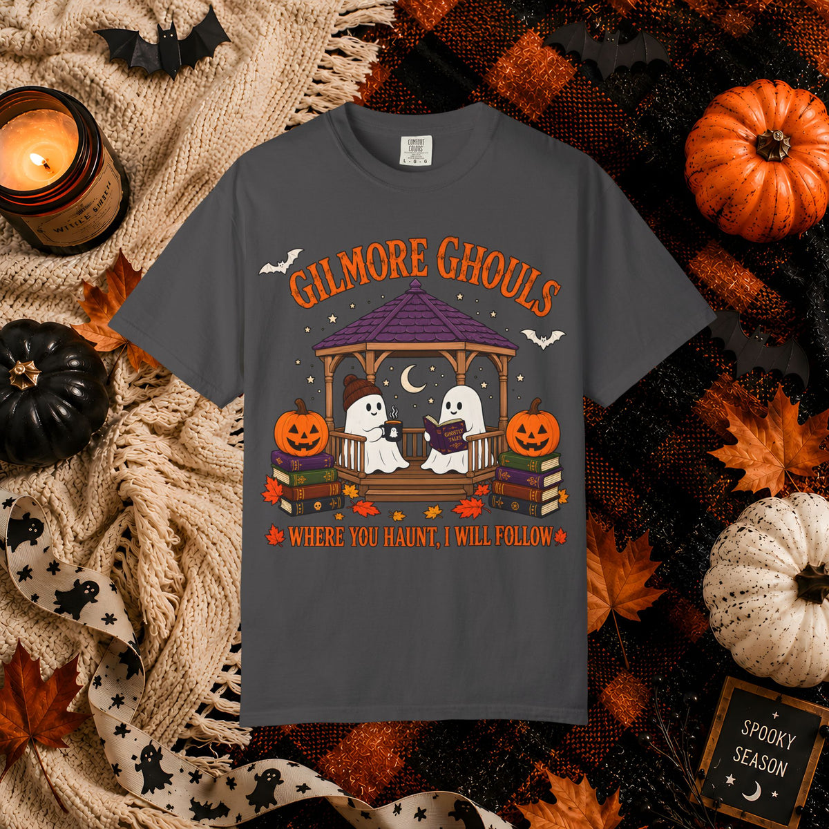 Gilmore Ghouls Halloween T-Shirt — "Where You Haunt, I Will Follow"