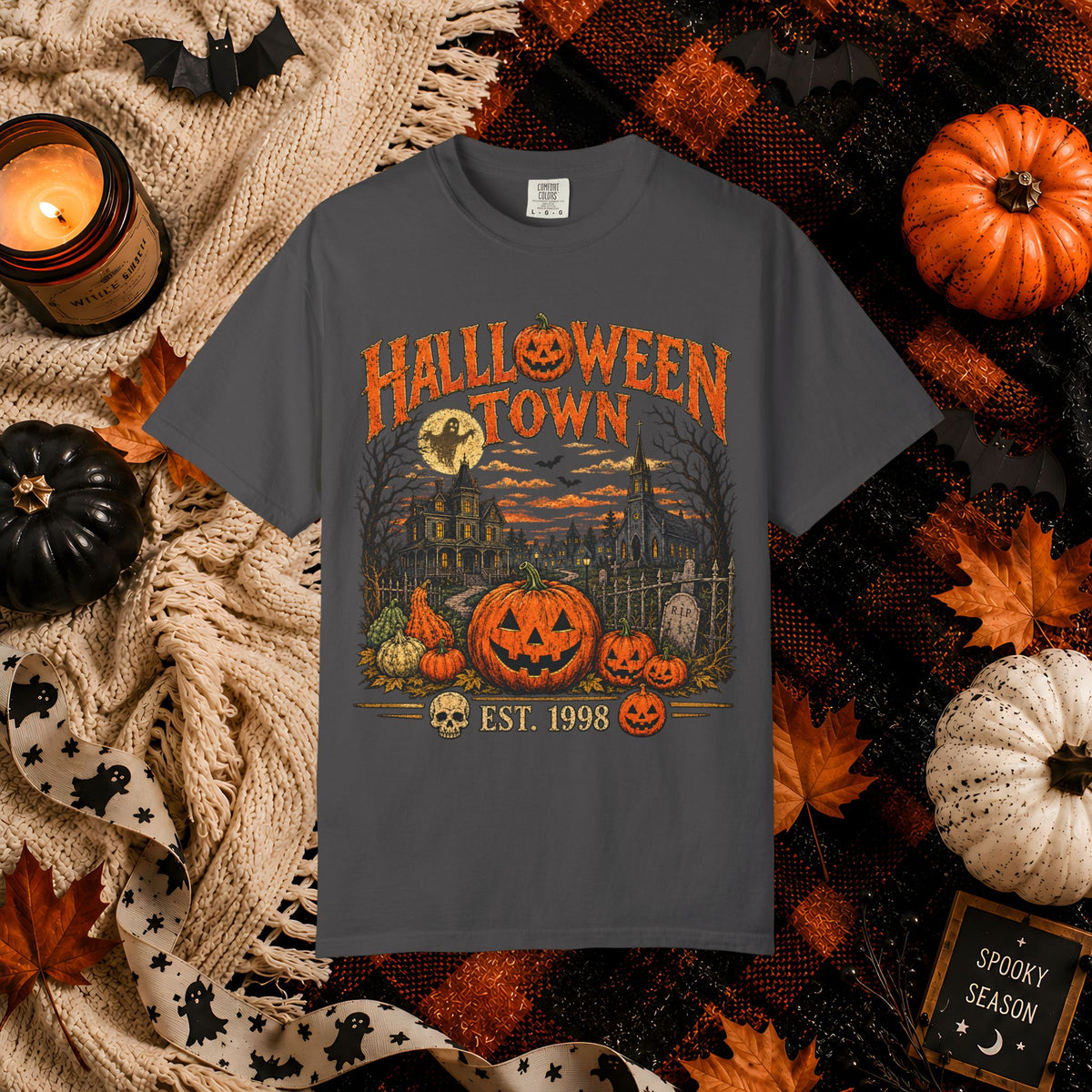 Halloween Town Vintage Pumpkin T-Shirt