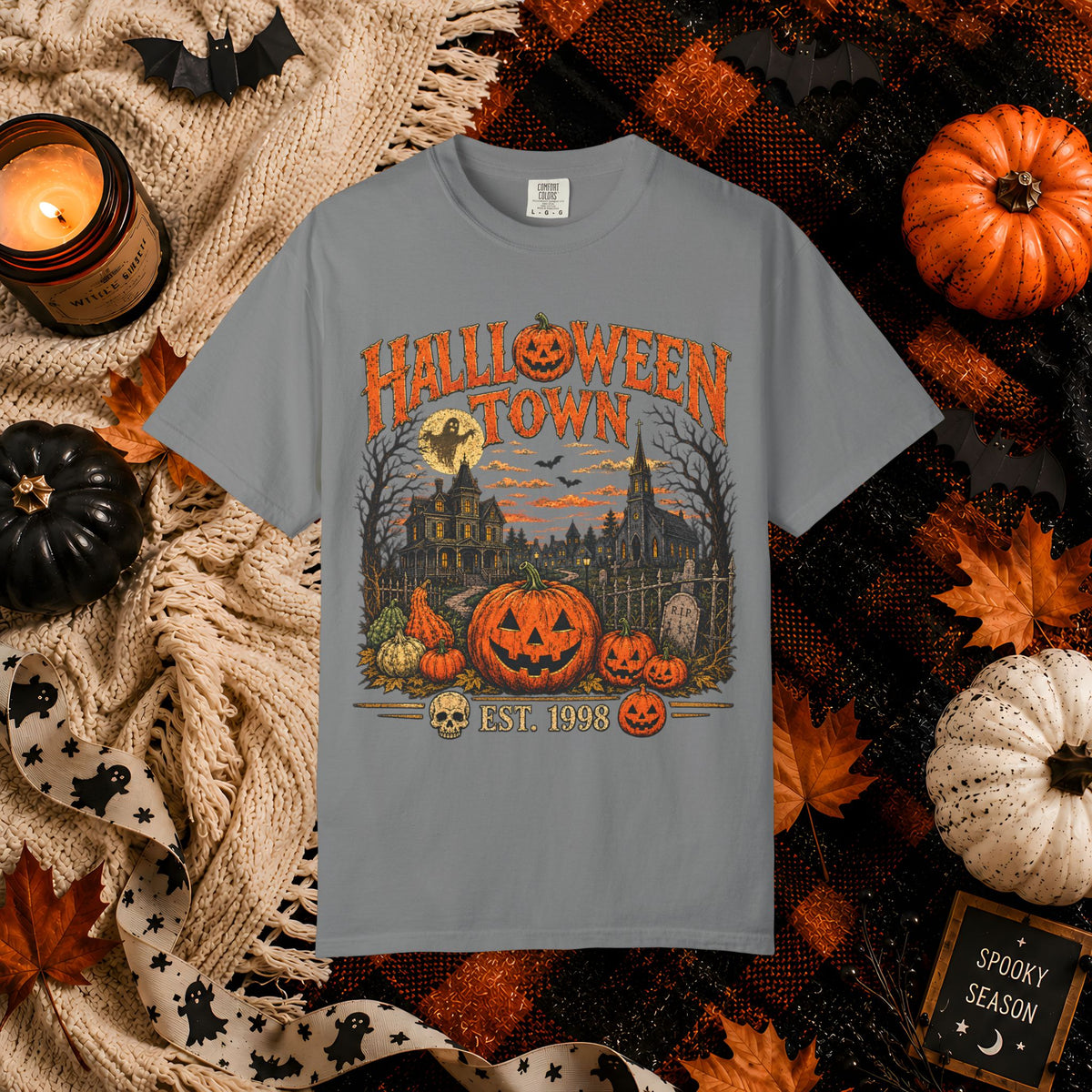 Halloween Town Vintage Pumpkin T-Shirt