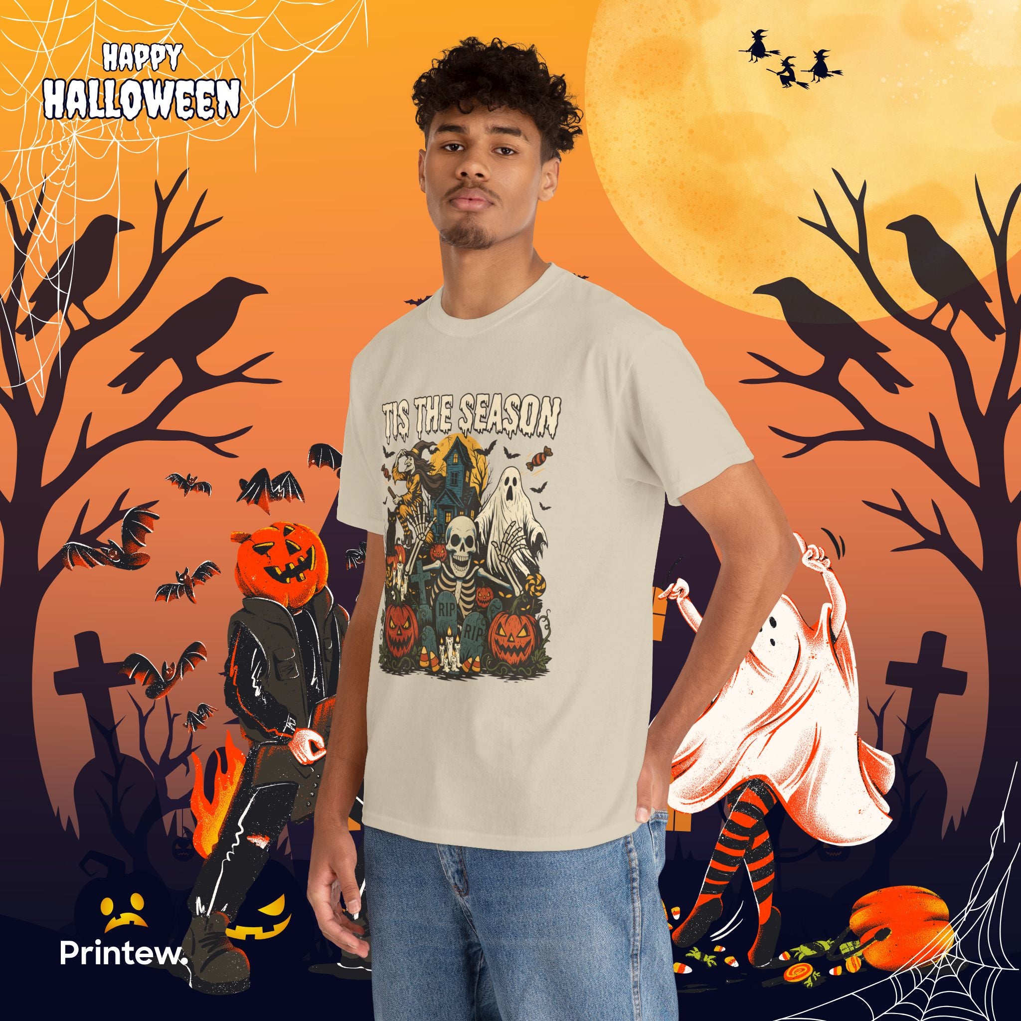 Halloween 'Tis The Season' Graphic Tee