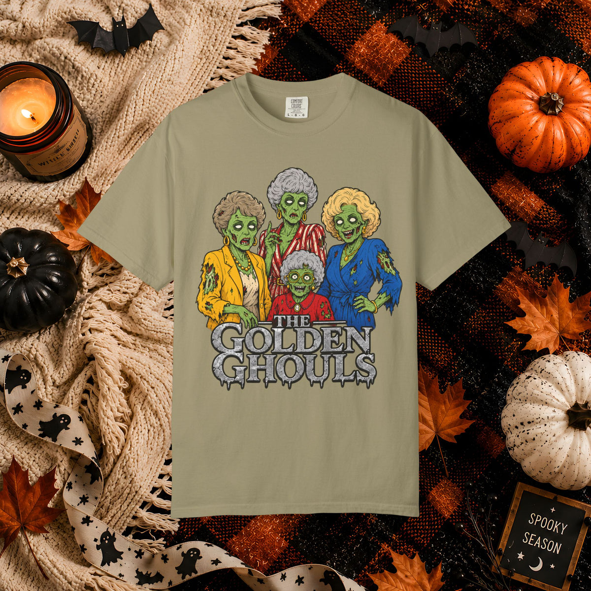 Zombie Golden Girls T-Shirt — The Golden Ghouls Halloween Tee