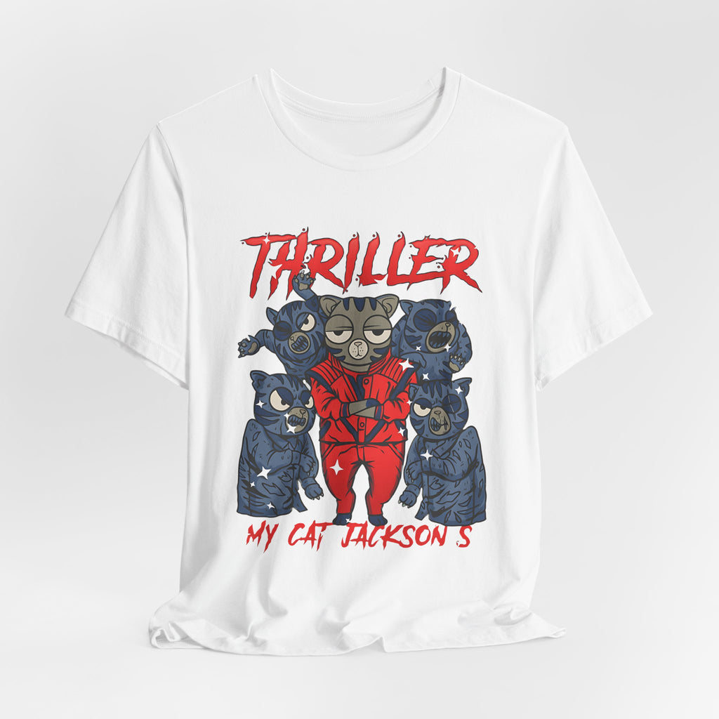 Thriller Cat T-Shirt — "My Cat Jackson's" Michael Jackson Parody Tee