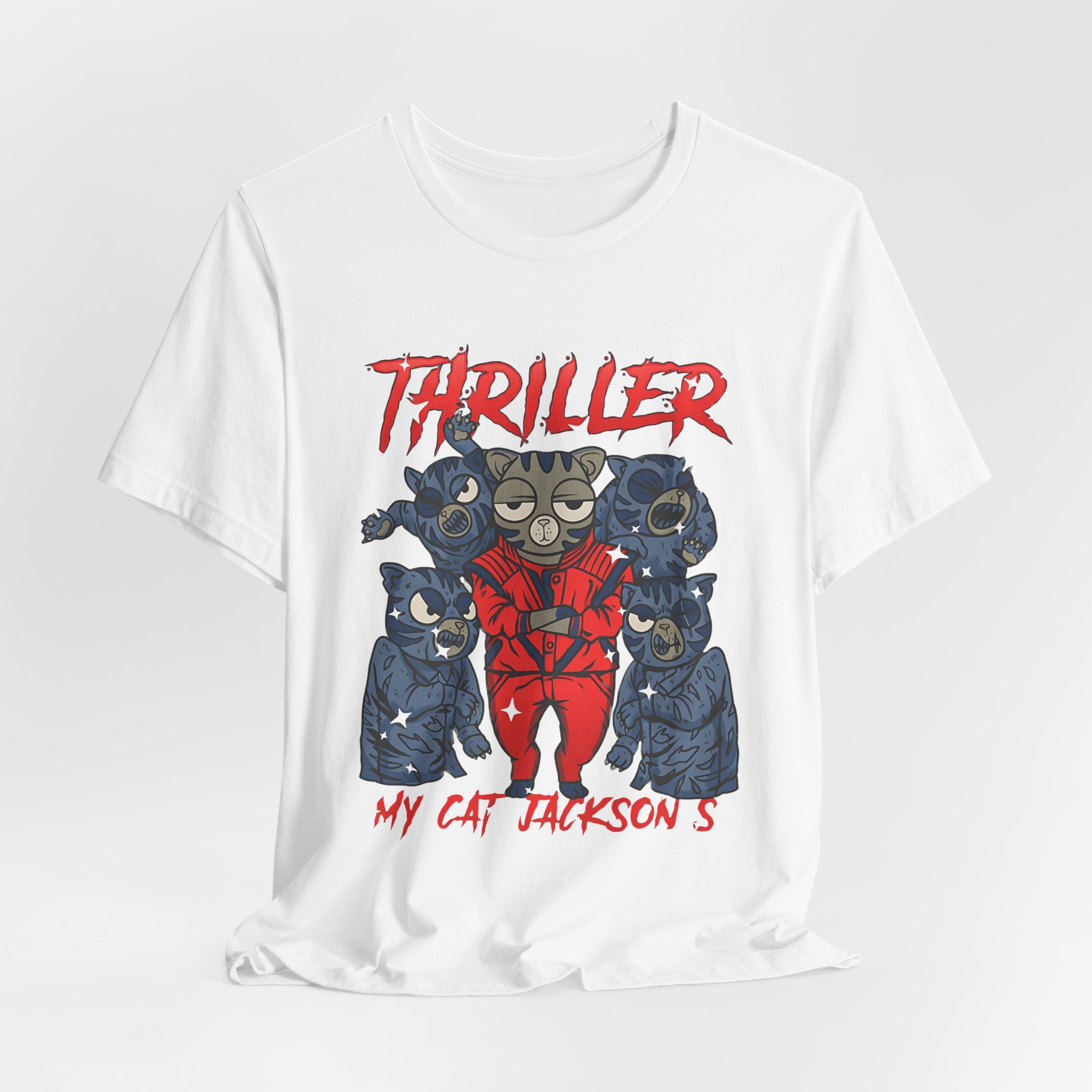 Thriller Cat T-Shirt — "My Cat Jackson's" Michael Jackson Parody Tee