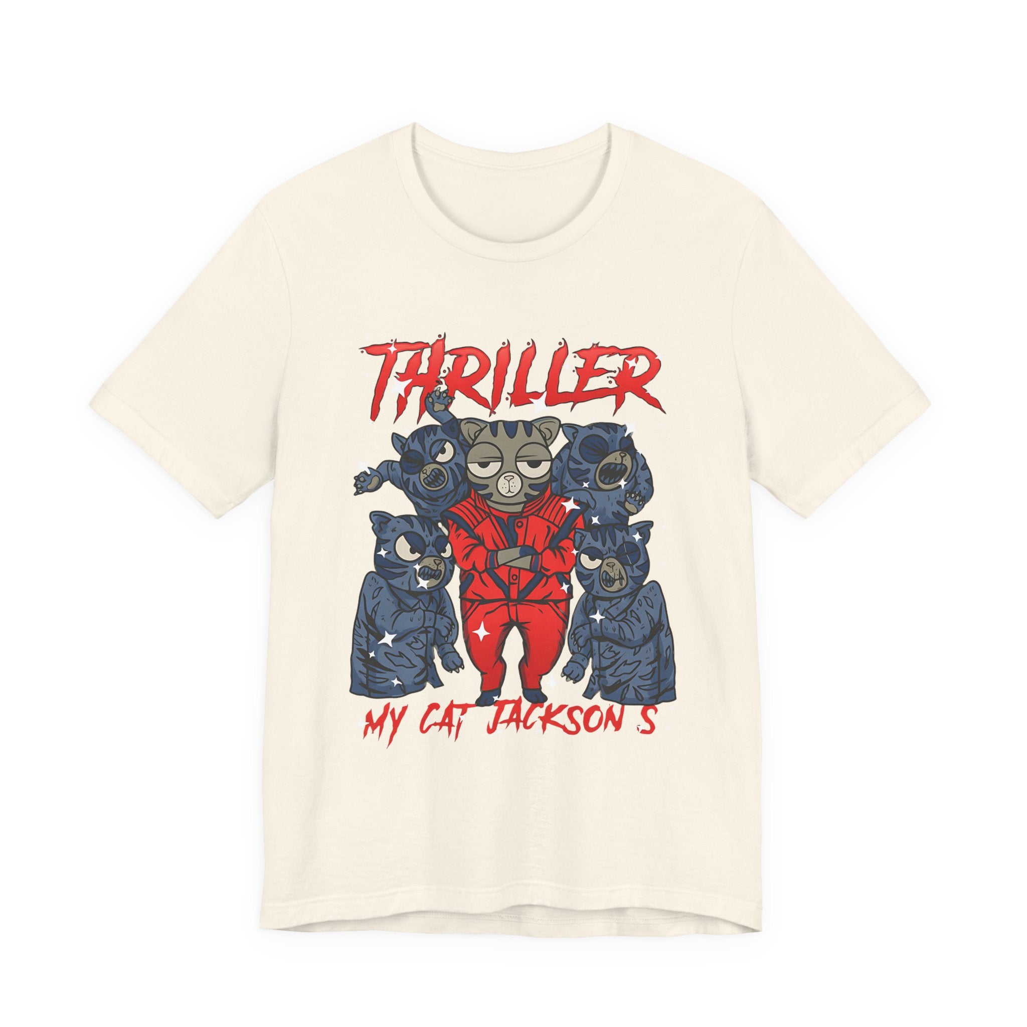 Thriller Cat T-Shirt — "My Cat Jackson's" Michael Jackson Parody Tee