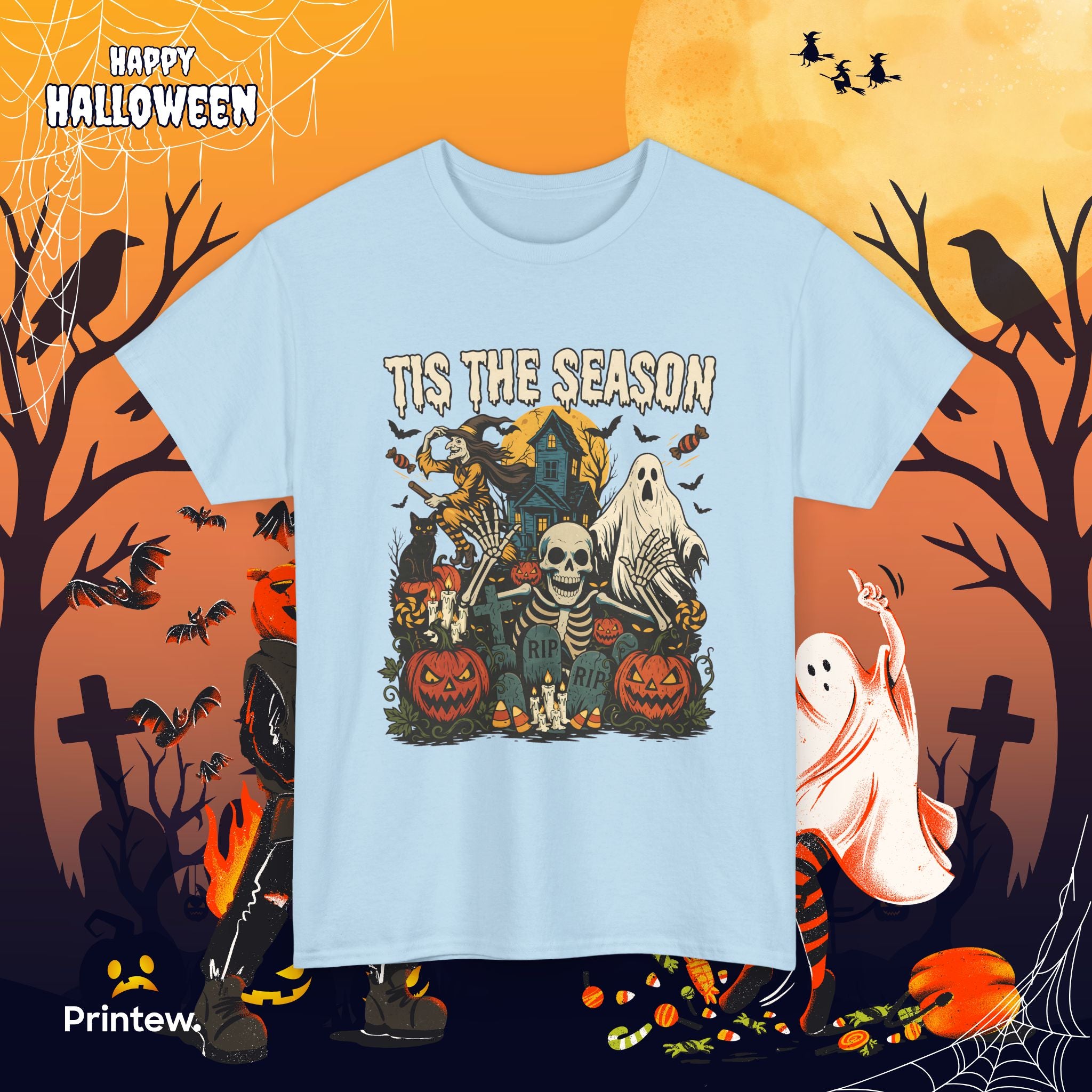 Halloween 'Tis The Season' Graphic Tee