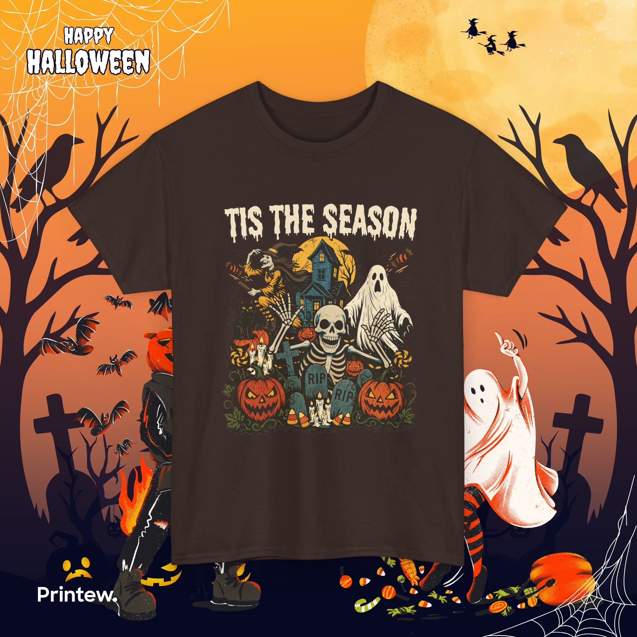 Halloween 'Tis The Season' Graphic Tee