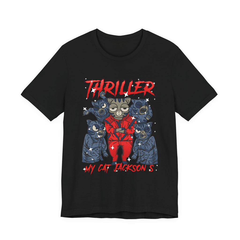 Thriller Cat T-Shirt — "My Cat Jackson's" Michael Jackson Parody Tee
