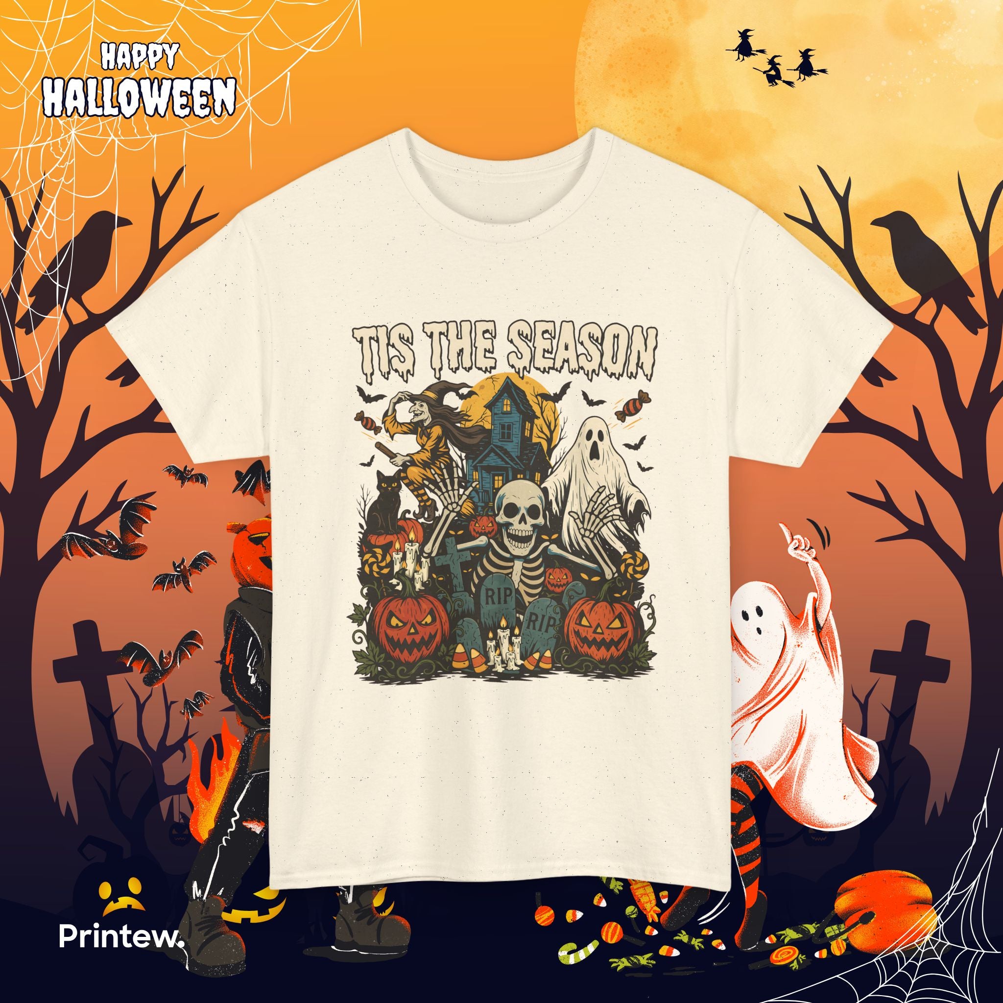 Halloween 'Tis The Season' Graphic Tee