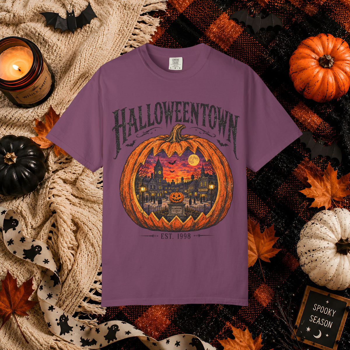 Halloweentown Pumpkin Scene T-Shirt