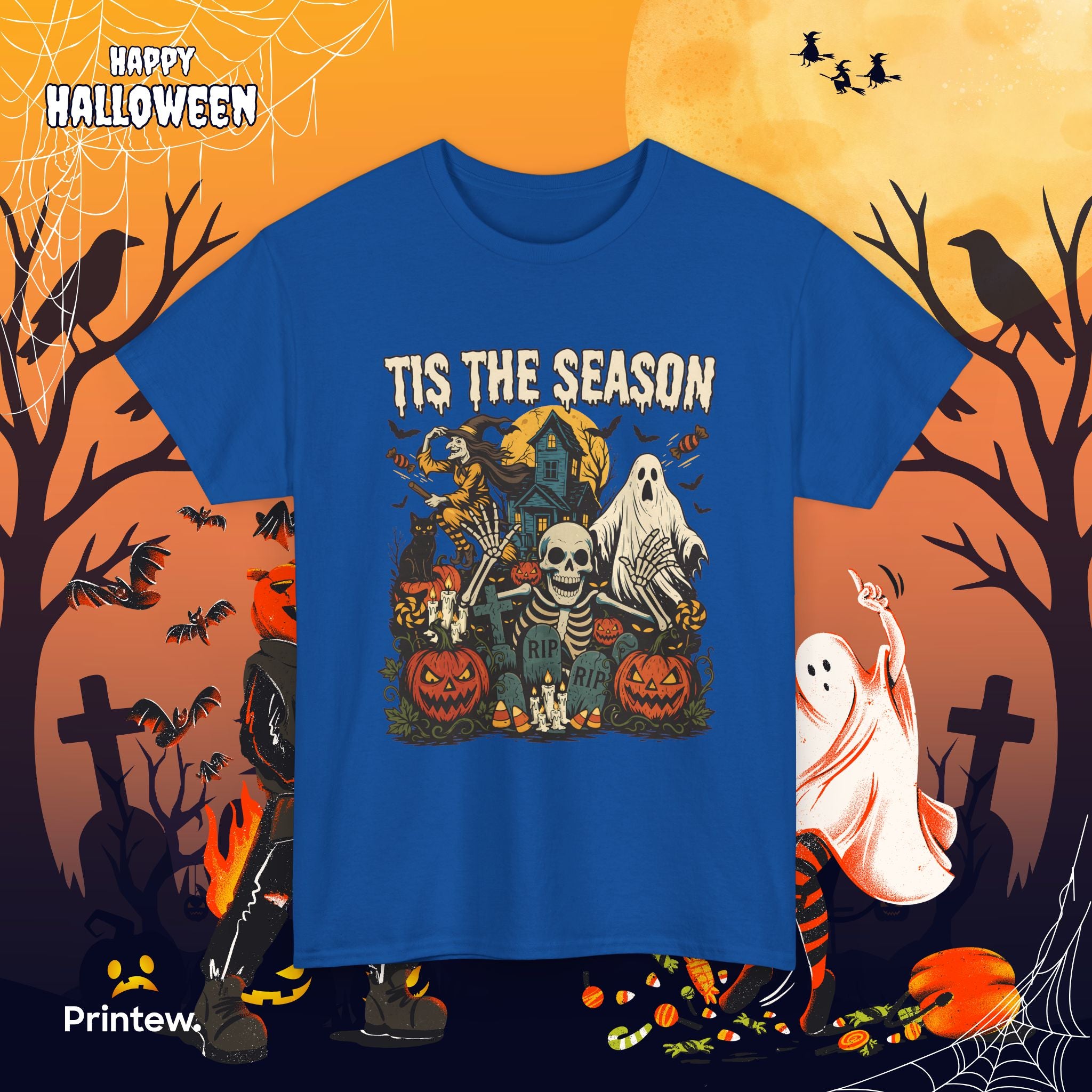 Halloween 'Tis The Season' Graphic Tee