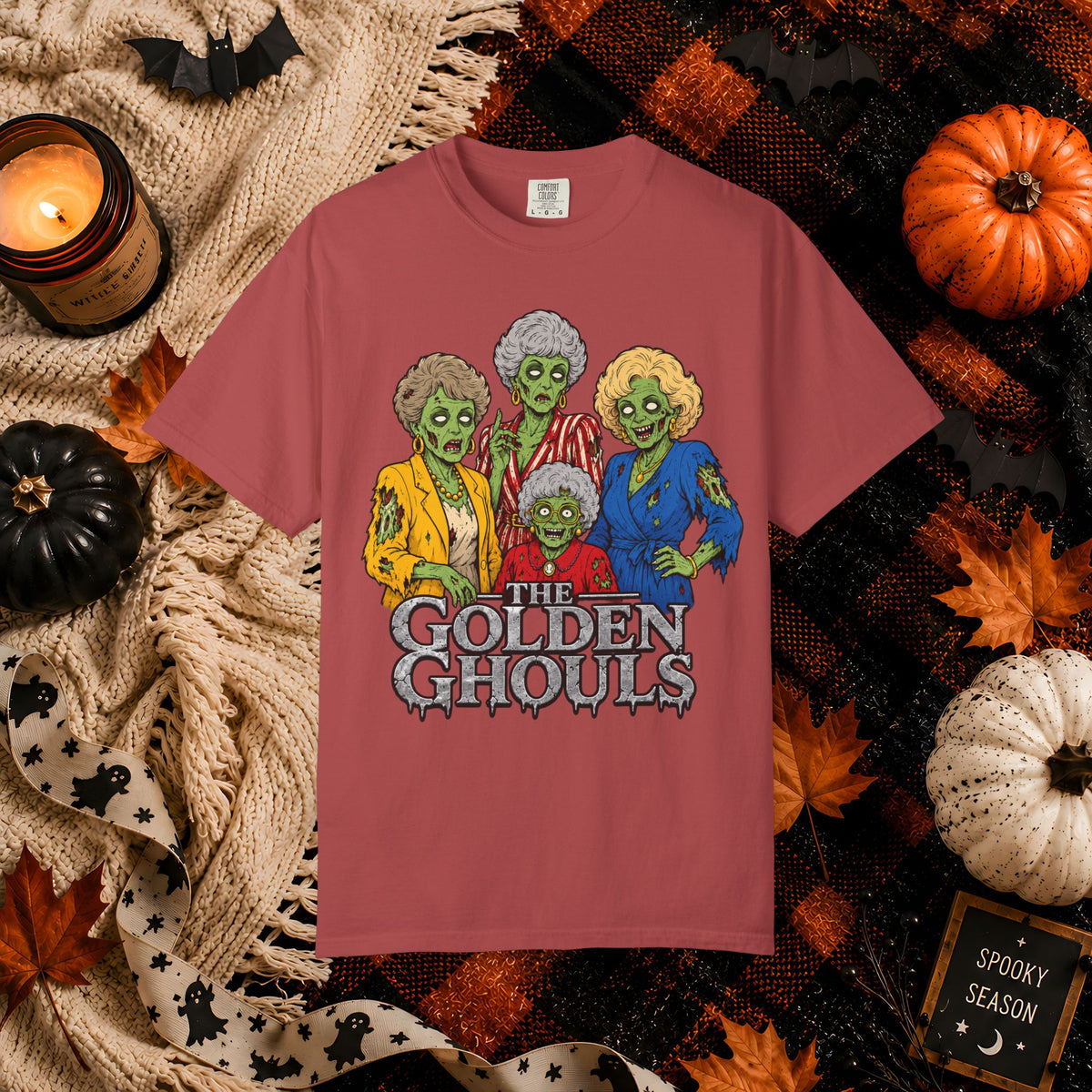 Zombie Golden Girls T-Shirt — The Golden Ghouls Halloween Tee