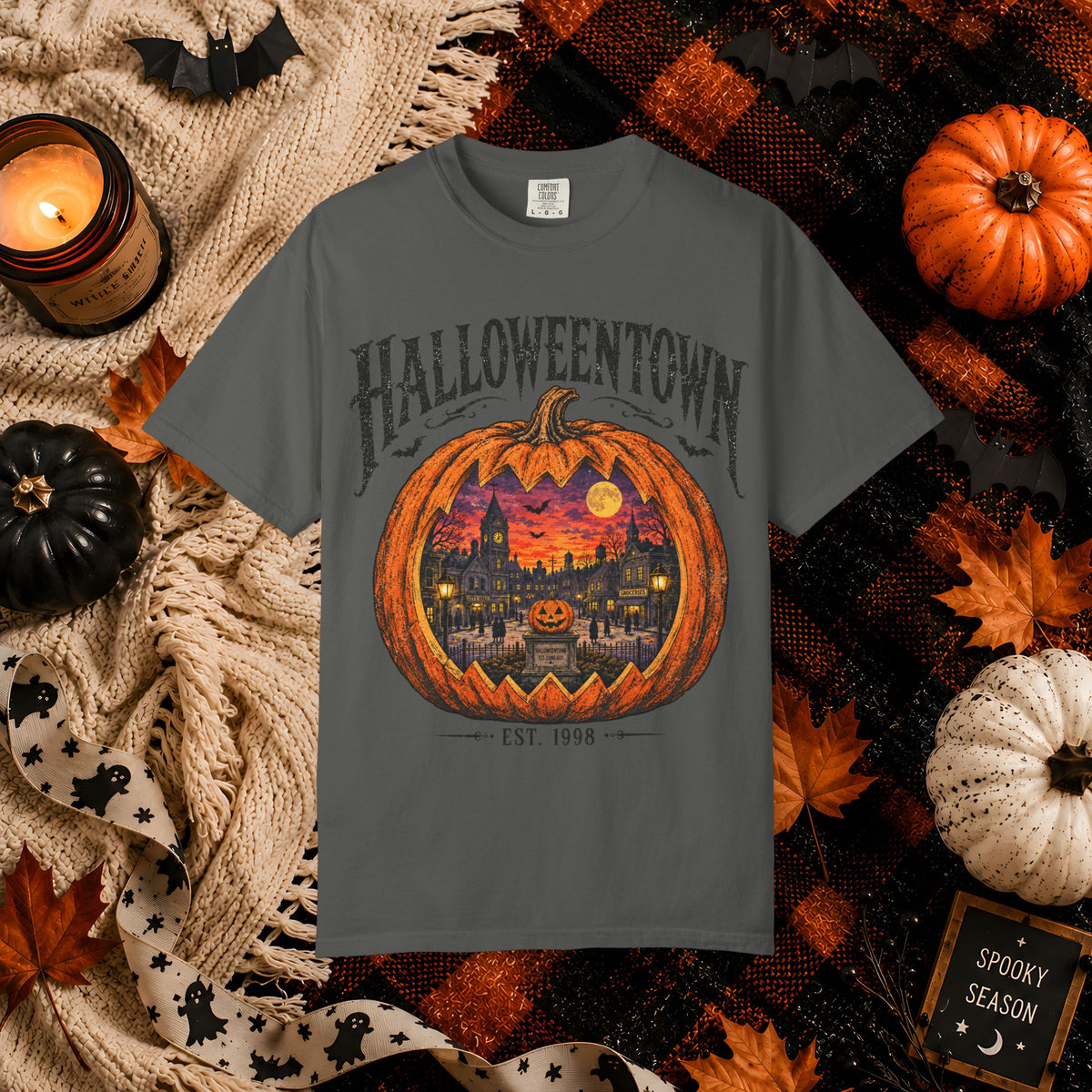 Halloweentown Pumpkin Scene T-Shirt