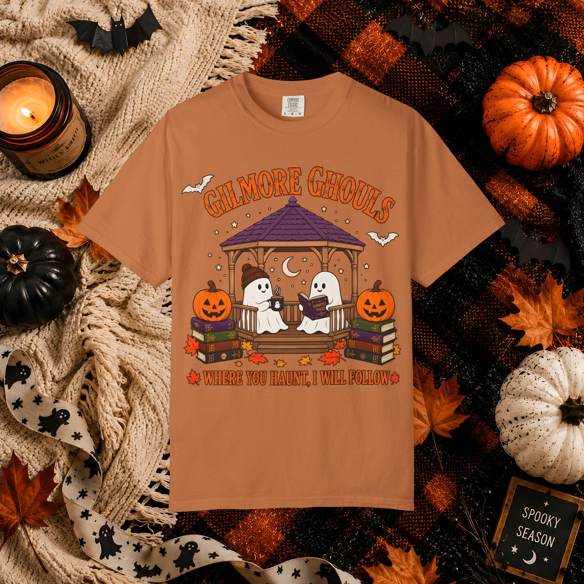 Gilmore Ghouls Halloween T-Shirt — "Where You Haunt, I Will Follow"