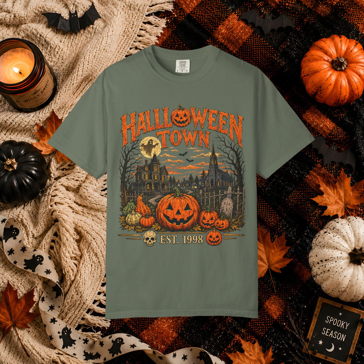 Halloween Town Vintage Pumpkin T-Shirt