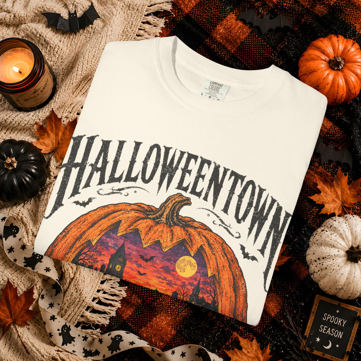 Halloweentown Pumpkin Scene T-Shirt