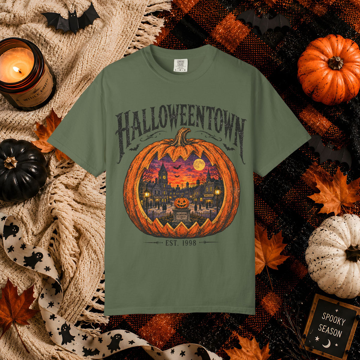 Halloweentown Pumpkin Scene T-Shirt