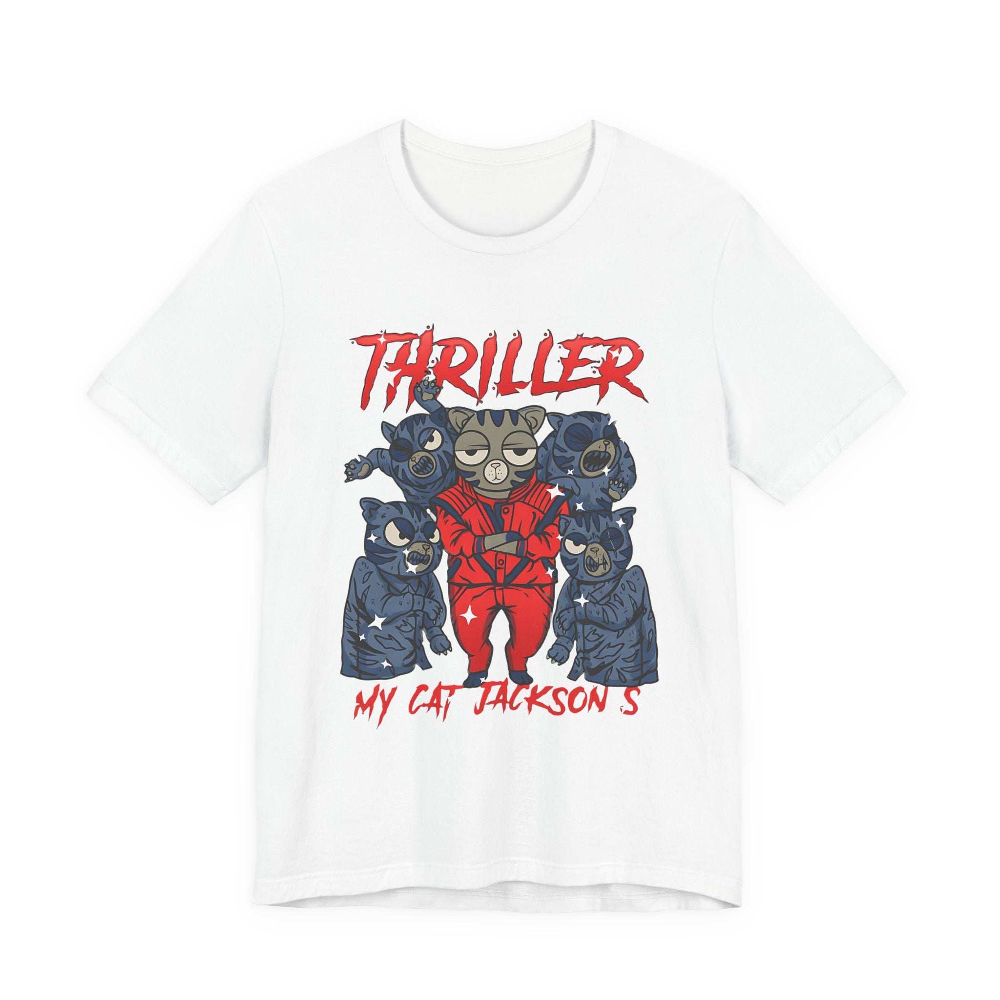Thriller Cat T-Shirt — "My Cat Jackson's" Michael Jackson Parody Tee