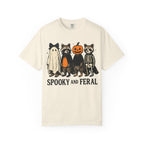 Spooky and Feral Halloween Raccoon T-Shirt