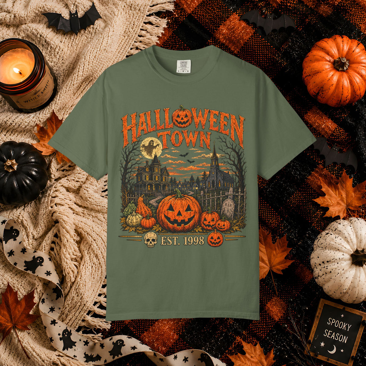 Halloween Town Vintage Pumpkin T-Shirt