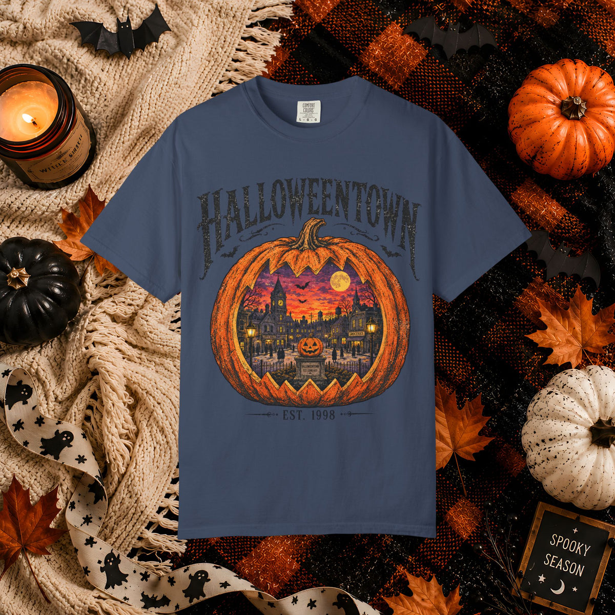 Halloweentown Pumpkin Scene T-Shirt