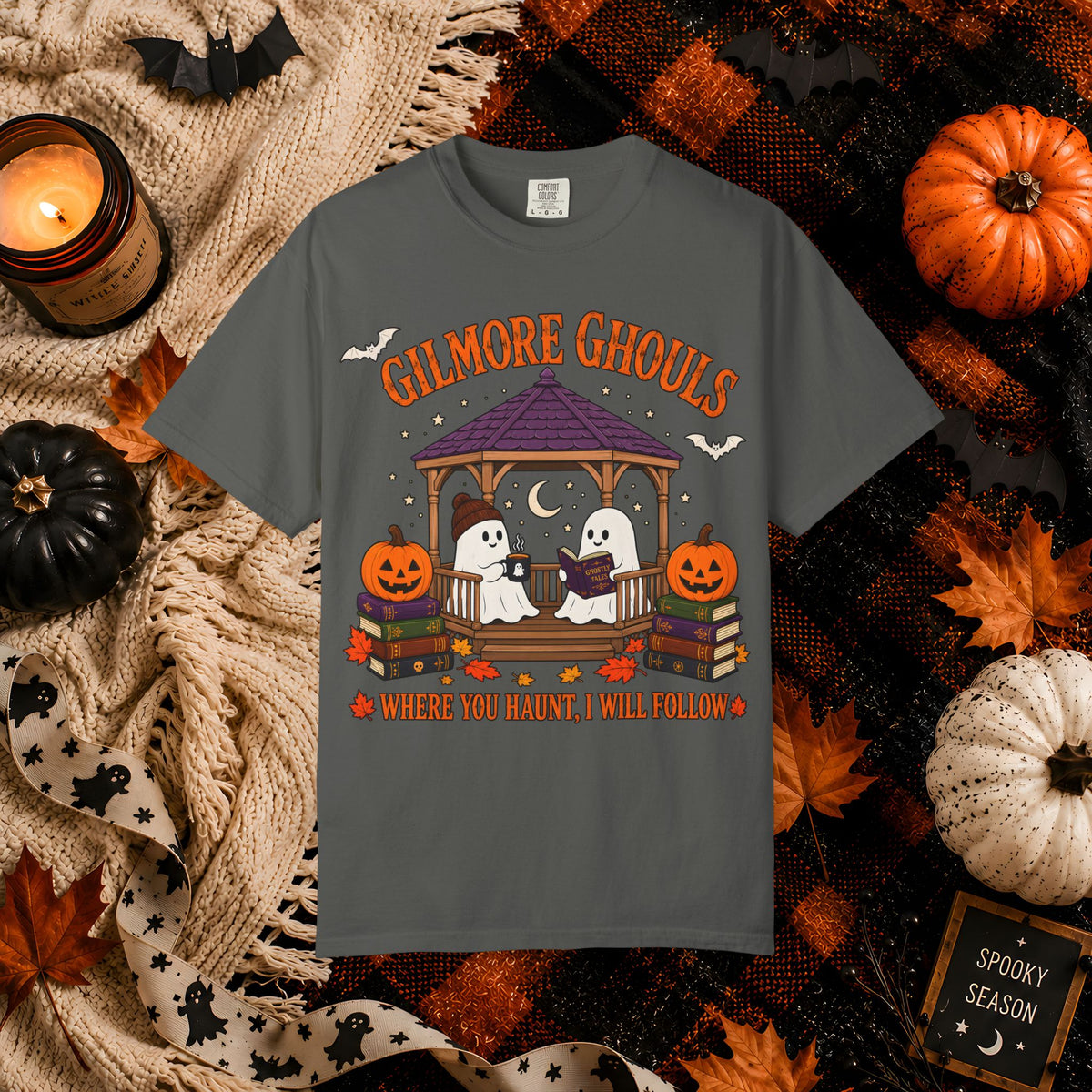 Gilmore Ghouls Halloween T-Shirt — "Where You Haunt, I Will Follow"