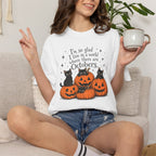 October Pumpkins Halloween T-Shirt — "I'm so glad I live in a world where there are Octobers"