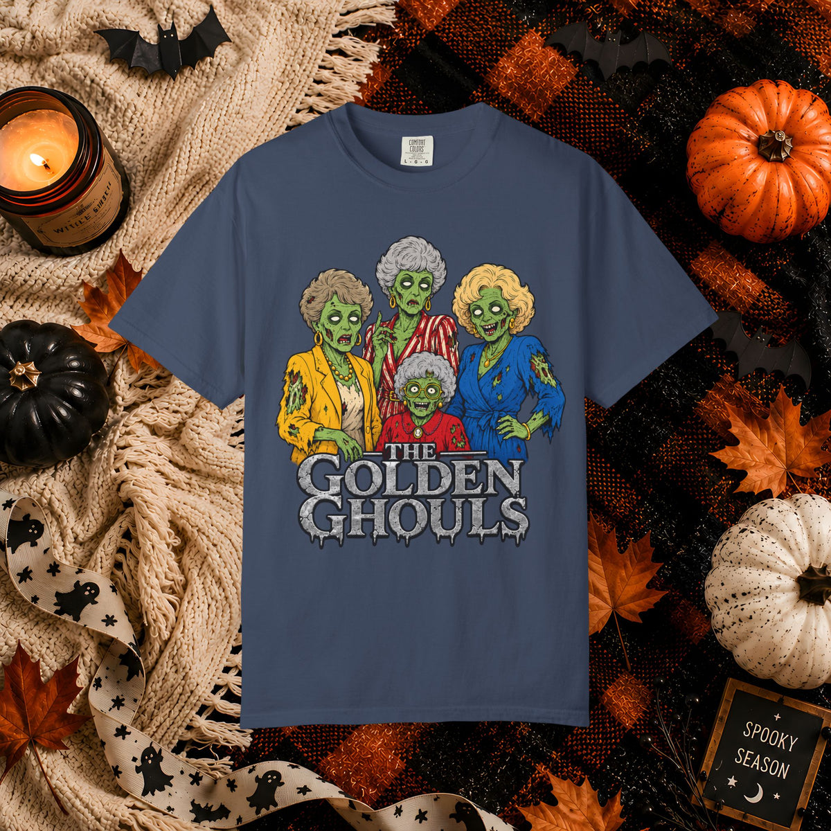 Zombie Golden Girls T-Shirt — The Golden Ghouls Halloween Tee