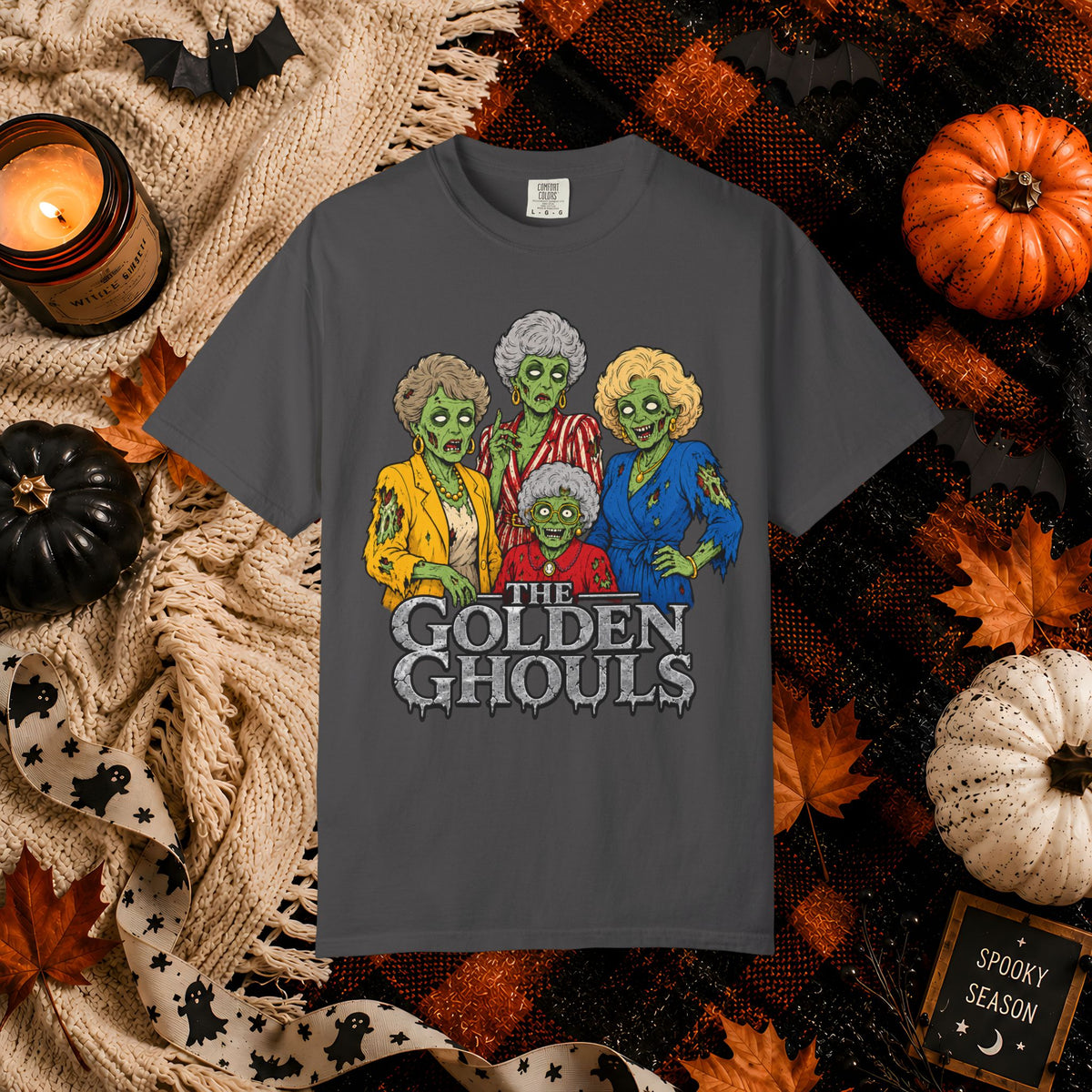 Zombie Golden Girls T-Shirt — The Golden Ghouls Halloween Tee