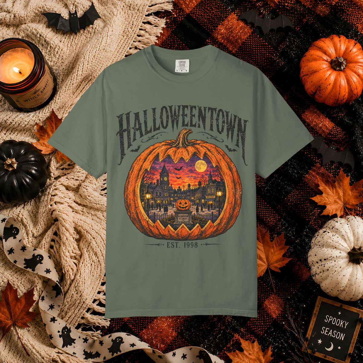 Halloweentown Pumpkin Scene T-Shirt