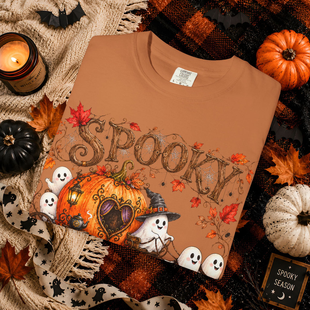 Spooky Season Pumpkin Coach T-Shirt