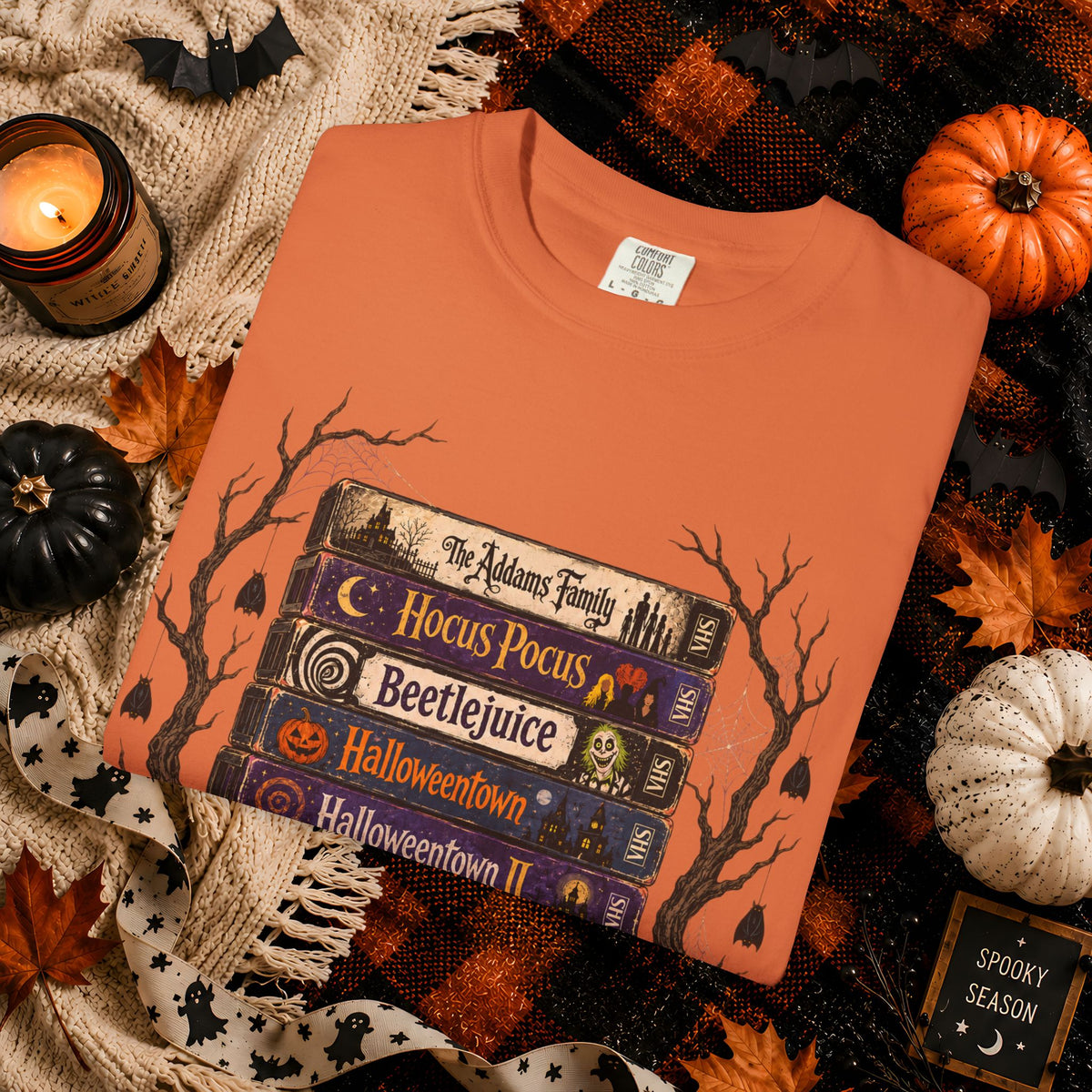Halloween Spooky Season Bookstack T-Shirt