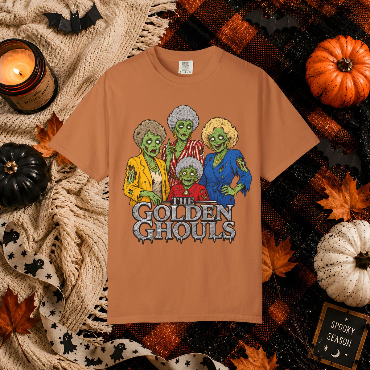Zombie Golden Girls T-Shirt — The Golden Ghouls Halloween Tee