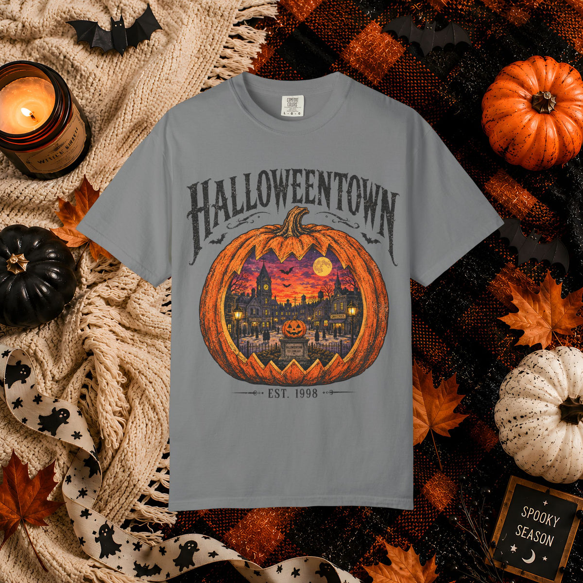 Halloweentown Pumpkin Scene T-Shirt