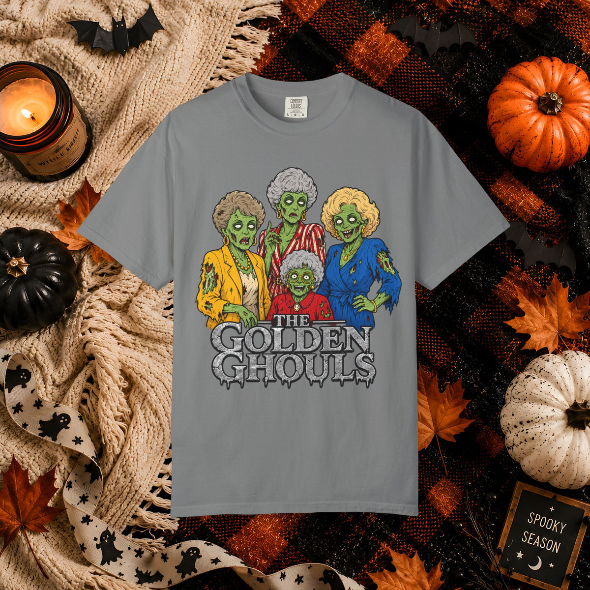 Zombie Golden Girls T-Shirt — The Golden Ghouls Halloween Tee