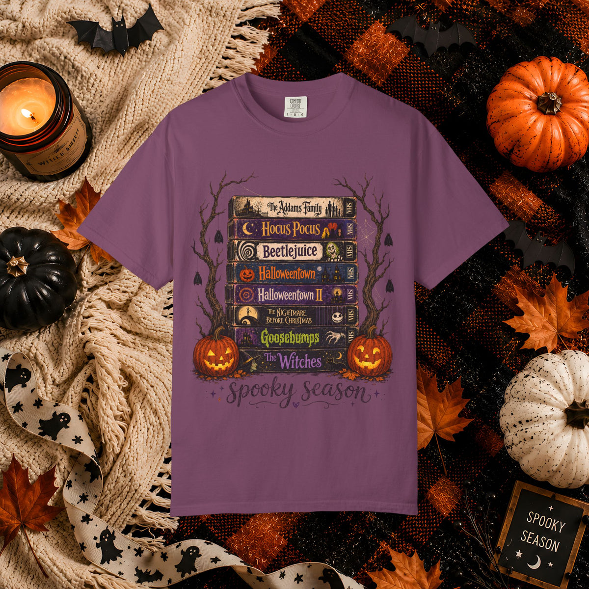 Halloween Spooky Season Bookstack T-Shirt