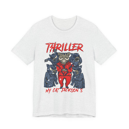 Thriller Cat T-Shirt — "My Cat Jackson's" Michael Jackson Parody Tee