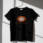 Retro Sunset Wave t-shirt in black